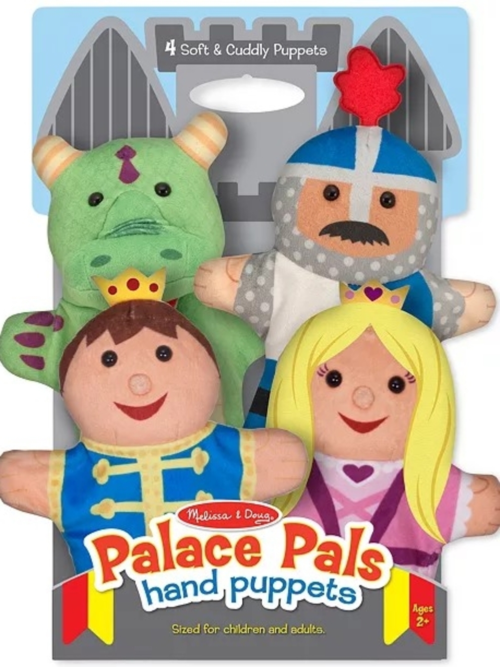 Melissa & Doug Palace Pals Hand Puppets set of 4